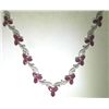 Image 1 : 14K GOLD RUBY AND DIAMOND NECKLACE