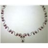 Image 1 : 14K GOLD RUBY AND DIAMOND NECKLACE