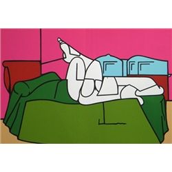 Adami Original Lithograph, 1970