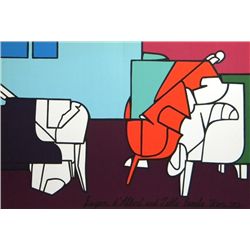 Adami Original Lithograph, 1970