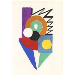 Sonia Delaunay Pochoir