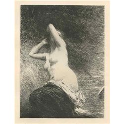 Henri Fantin-Latour Original Lithograph "Ariane"