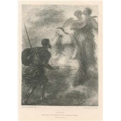 Henri Fantin-Latour Original Lithograph "Vision"
