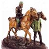Image 1 : "Before The Race" Bronze Sculpture - De Vains