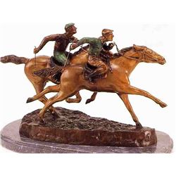 "Fast Finish" Bronze Sculpture