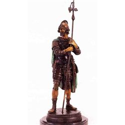 "Spanish Soldier" Bronze Sculpture - Aime