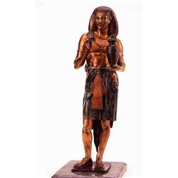 "Egyptian Boy" Bronze Sculpture - Picault