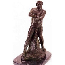 "Nude Balzac" Bronze Sculpture - Rodin