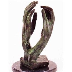 "Cathedral" Bronze Sculpture - Rodin