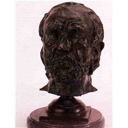 "Man With Broken Nose" Bronze Sculpture - Rodin