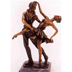 "Dancers" Bronze Sculpture Inspired - Icart