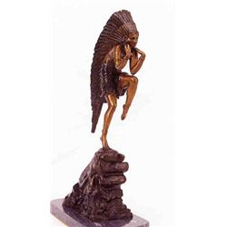 "Dancing Indian Princess" Bronze Sculpture - Chiparus