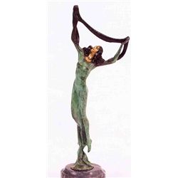 "Isadora Duncan" Bronze Sculpture - Chiparus