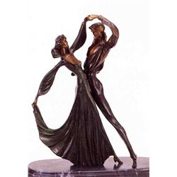 "Tango" Bronze Sculpture - Chiparus