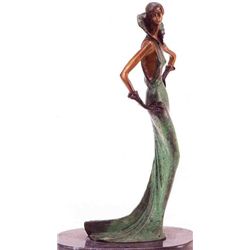 "Baroness" Bronze Sculpture - Chiparus