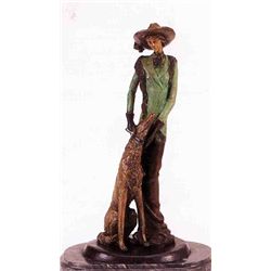 "The Walk" Bronze Sculpture - Chiparus