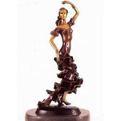 "Flamenco" Bronze Sculpture - Chiparus
