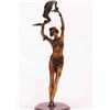 Image 1 : "Dancer With Scarf" Bronze Sculpture - Chiparus