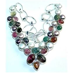 Tourmaline & Pearl Necklace