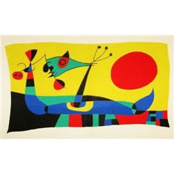 Antique Miro Original Lithograph (Composition 2) 1956