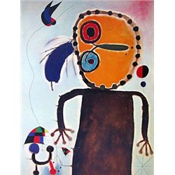 Miro "Le Disque Rouge La Poursuite De L'alouette"