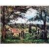 Image 1 : Cezanne "Village Framed By Trees" Limited Edition