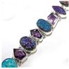 Image 1 : Titanium Drusy & Amethyst Bracelet