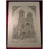 Image 1 : Antique Etching "The Rheims Cathedral"