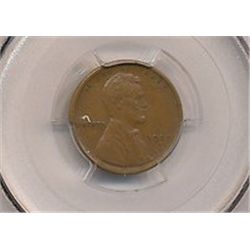 1909-S LINCOLN WHEAT CENT, PCGS XF-40