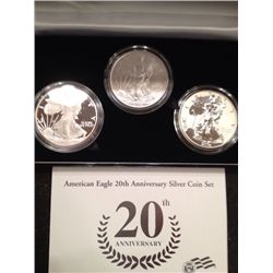 2006 AMERICAN SILVER EAGLE  ANNIVERSARY SET W/COA