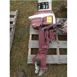 7 1/2hp Johnson outboard motor