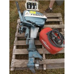 Evinrude 7 1/2hp outboard motor