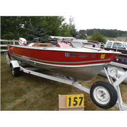 1981 Lund 16 ft boat LUNA1345M81C