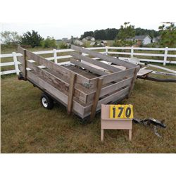 Homemade tilt trailer unable to verify vin