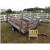 Image 1 : Homemade tilt trailer unable to verify vin