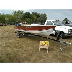 1983 Crestliner 16 ft boat NOR03732M83H
