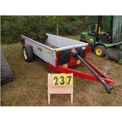 H & S M80 manure spreader
