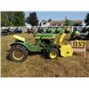 Image 1 : John Deere 110 w/blower, deck & chains