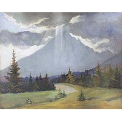 Author: Karol Polónyi (1894-1946), Title: Slávkovský Peak