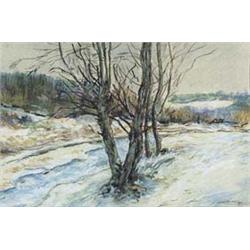 Author: Karol Polónyi (1894-1946), Title: Winter