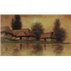 Image 1 : Author: Eugen Szepesi-Kuszka (1885-?), Title: Houses along River