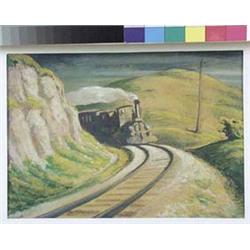 Author: Edmund Gwerk (1895-1956), Title: Train