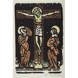 Author: Ludovít Fulla (1902-1980), Title: Crucifixion