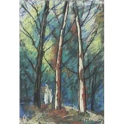 Author: Janko Alexy (1894-1970), Title: In Forest