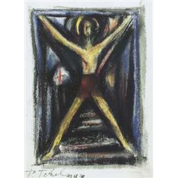 Author: Jozef Teodor Tekel (1902-1975), Title: Crucifixion