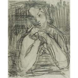 Author: Ján Mudroch (1909-1968), Title: Girl