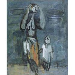 Author: Július Lörincz (1910-1980), Title: Troubles I.