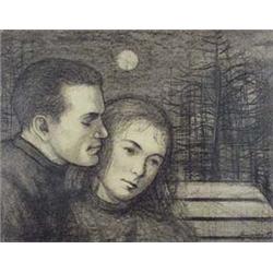 Author: Ladislav Guderna (1921-1999), Title: Couple