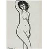 Image 1 : Author: Ervín Semian (1921-1965), Title: Standing Nude