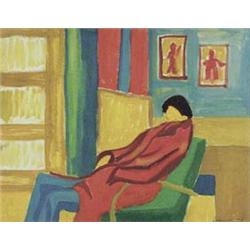 Author: Ladislav Cemický (1909-2000), Title: Sitting Woman